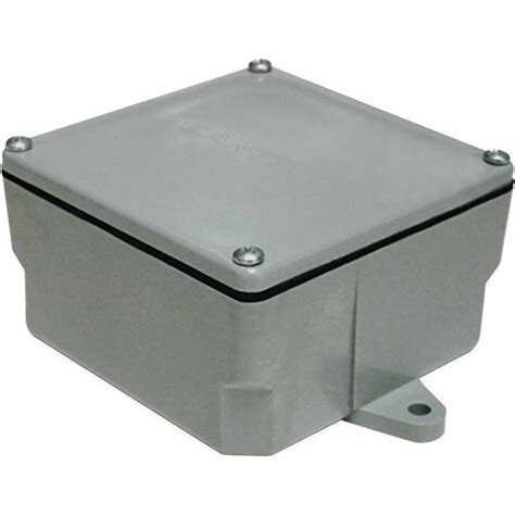 Cantex New Work Square PVC 1 gang Junction Box Gray Mfr